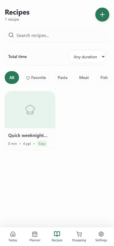 Add recipes the way you like